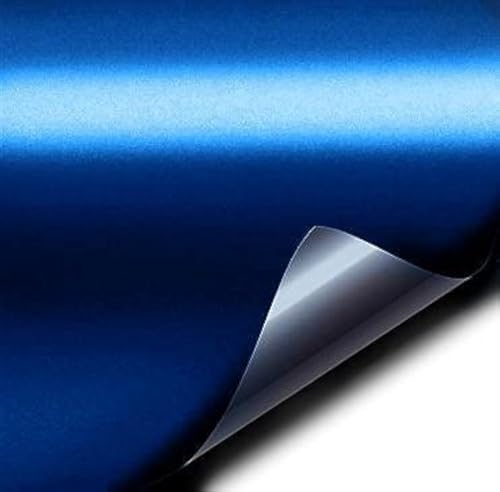 Vinyle bleu chrome satiné VViViD film de masquage étirable pour rénovation