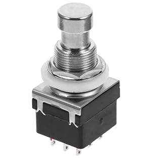 Guitar bass amplifier footswitches controllers--heavy duty latching double pole double throw stomp for effects pedals and electronics projects,footswitch pedal guitar Effector footswitch--with metal construction, the electric guitar pedal is durable ...