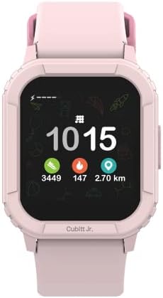 Cubitt Jr Smart Watch Fitness Tracker for Kids and Teens, with 24h Body Temperature, Games, Step Counter, Sleep Monitor, Heart Rate Monitor, Activity Tracker, 1.4" Touch Screen, Waterproof