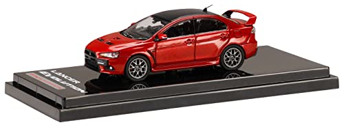 Mitsubishi Lancer Evolution 10 Final Edition 1/64 Rojo miniatura 1