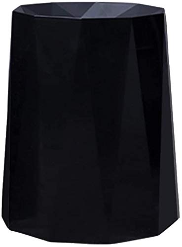 Alexo Small Trash Can ? Durable Garbage Can Waste Basket for Bathroom, Bedroom, Office and More | Japanese Trash Can Waste Bin Without Lid With Inner Bucket For Office (Black,8L)