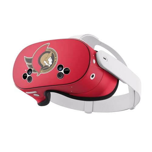 Head Case Designs Officially Licensed NHL Plain Ottawa Senators Vinyl Sticker Skin Decal Cover Compatible with Meta Quest 3S