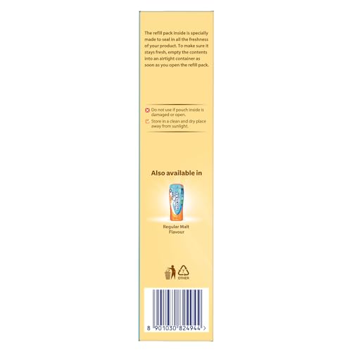 Image of Horlicks Health & Nutrition Drink for Kids, 1kg Jar & Horlicks Lite Badam Flavour Health & Nutrition Drink for Adults, 450g Powder Refill Pack