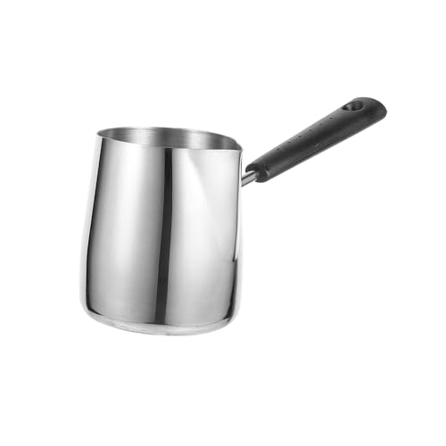 Popetpop Taza De Leche De Acero Inoxidable Mango Taza De Burbujas De Leche Para Cocina Y Café