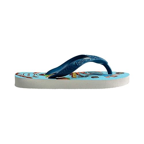 Havaianas Kids Minecraft White Blue Comfy, Flipflop, WHITE/BLUE COMFY,