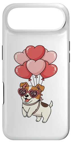 Valentines Day Heart Balloons Lover Jack Russell Terrier �X�}�z�P�[�X iPhone Air �p