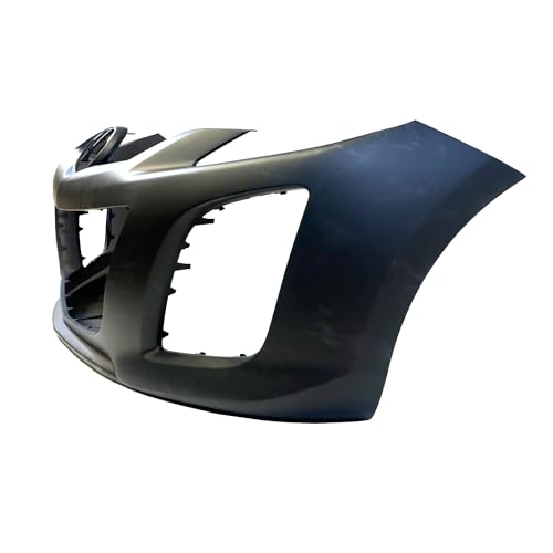 Image of FitParts Compatible with Mazda CX-7 2010-2012 Front Bumper Cover | Primed, With Fog Light Holes, Ready to Paint, OEM EH4450031FBB, MA1000226
