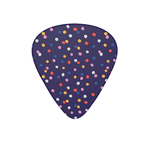Lot de 12 médiators de guitare à pois colorés pour guitare basse électrique, acoustique, cadeau idéal pour les amateurs de guitare avec boîte - Les Beatles, Paul McCartney, John Lennon, RIngo Starr, George Harrison Lot de 12 médiators de guitare à pois colorés pour guitare basse électrique, acoustique, cadeau idéal pour les amateurs de guitare avec boîte