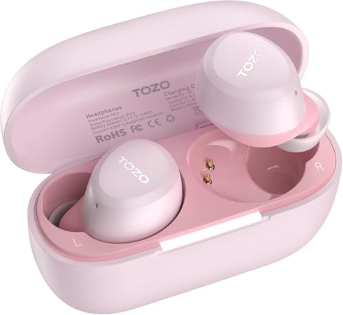 TOZO A1 �C���z�� bluetooth ���C�����X�C���z�� ���ቹ�� �g�F�n���� ���^ �y�� ���K �}�C�N���� AI �ʘb���m�C�Y���_�N�V���� �J�X�^��EQ �A�v���Ή� �h���h�� �ő��32���Ԃ̘A���Đ� �Ԃ�[�Ƃ�[�� �C���t�H�� USB-C�[�d 