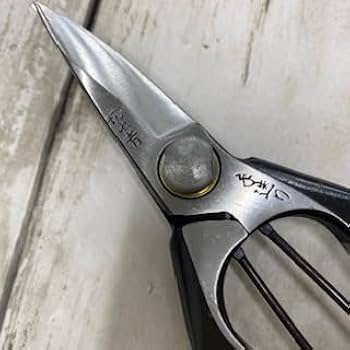 【3丁セット】切れ者芽切鋏200mm 名入れ無料 芽切鋏 片刃 200mm 花隈川 芽切り鋏 : ほんまもん