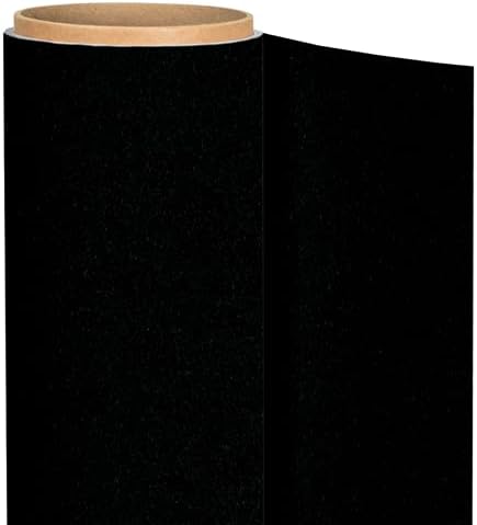 Siser StripFlock Pro HTV 15"x5yd Roll - Textured Heat Transfer Vinyl (Black)