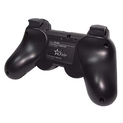 Kit 2 Controle PS3 Sem Fio Wireless P/ Playstation 3, Dualshock, Analógico, Joystick PS3, Manete PS3