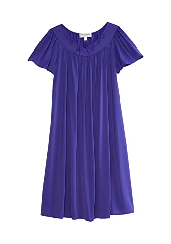 Miss Elaine Lapis Blue Women's Short Night Gown