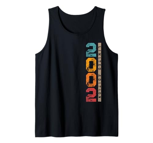 2002 23th Birthday 23 Years Old Boy Or Girl Vintage Camiseta sin Mangas