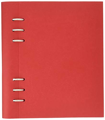 Filofax A5 Clipbook Refillable Notebook - Poppy #TOP30