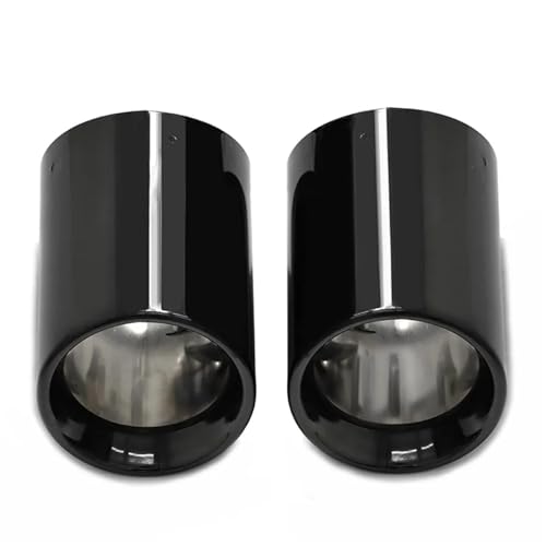 Car Tailpipe Black Cover Compatible with BMW Z4 2019 to 2024 Muffler Tip Tailpipe Replacement Exhaust System Nozzle(1 Pair Black)