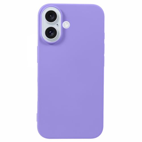 Image of ArmourPro Silicone Back Case for iPhone 16 Soft-Touch Case | Purple