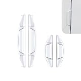 Hugwits 4 PCS Car Door Edge Guards, Invisible Car Doors Anti-Collision Strips, Anti-Scratch Auto Door Edge Trim Strip with Airbag-Style Protection, Universal for Most Cars (Transparent)