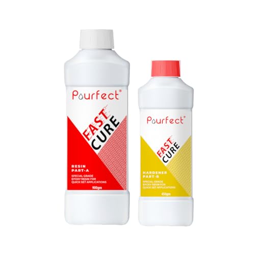 Pourfect Fast Cure - 1.35Kg | Resin for Art | ASTM certified | 2:...