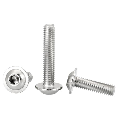 Tornillo con collarín en acero 304 inoxidable M4 de 20mm 8
