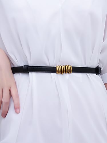 Vintage Adjustable Ladies Belt with Gold Buckle – For Dresses, Jeans, Coats & Jackets3