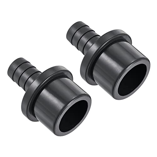 M METERXITY 2 Pack PVC Pipe Fitting, Water Tube Connector, 16mm Barb Straight Pipe Joint