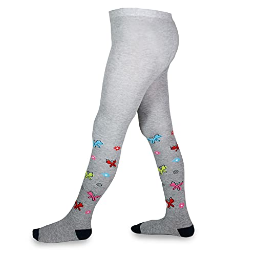 Kids' Big and Small Girls Cute Cotton Tights "Mary Blair" 2-Pack Set4