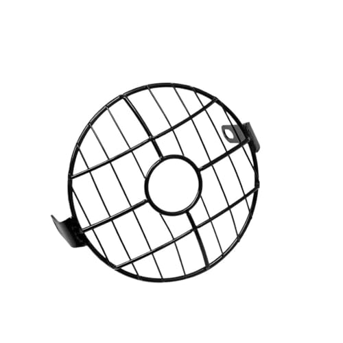 Capot protection phare de moto universel 6.5 pouces grille en maille métal
