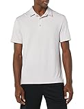 Amazon Essentials Men's Slim-Fit Quick Dry Tech Stretch Lightweight Golf Polo Shirt, Pale Lilac, S