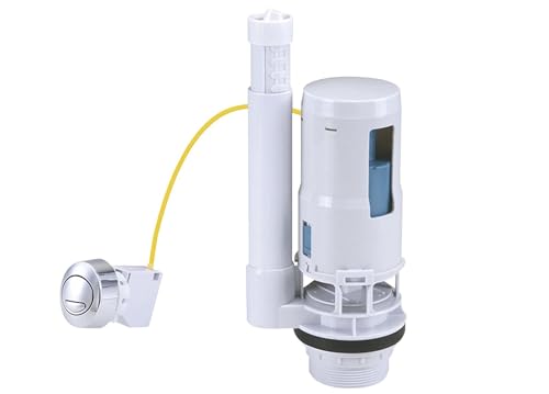 Housler® Dual Flush Valve with 30cm Wire. 1.5inch and 2 inch Bottom Outlet Supplied WRAS, UPC and CE Approved