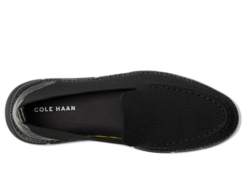 Cole Haan Cole Haan Womens Zerogrand Revel Stitchlite Venetians Black Knit/Croc Print/Black 7.5 C - Wide