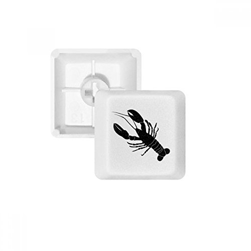 Keycaps PBT noir crevettes clavier mécanique pour bureau de gamer minimaliste