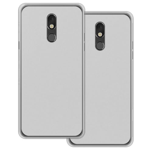 UOGNADGD 2-Pack TPU Case Compatible with LG Stylo 5 Phone Cover - Shockproof Flexible Protective Accessories with Precise Cutouts (White+White)