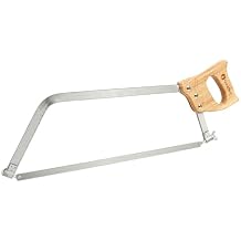 GreatNeck BUS18 Bone Saw 18 Inch, Game and Meat Saw, Solid Steel Frame, High Carbon Blade, Hardwood Handle, Meat Processing Equipment