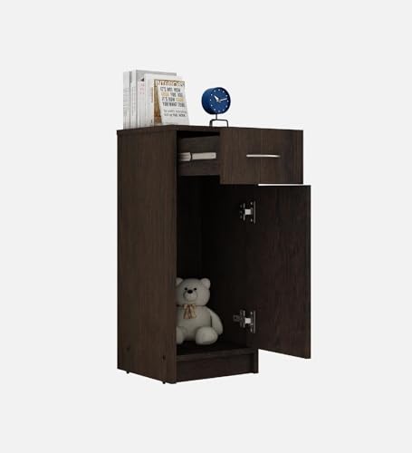Image of Nest Multipurpose Storage Unit | Engineered Wood | Free-Standing Cabinet | Dark Wenge Finish | Spacious & Durable | Easy Knock-Down Assembly