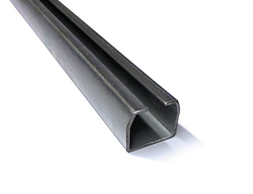 Schiebetorbeschläge Schiebetür Laufrohrsystem Laufschiene Hallentor Profil 100 (Laufschiene 100cm)