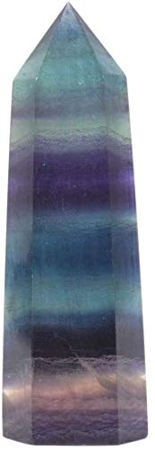 Rainbow Fluorite Hexagonal Crystal Healing Wand