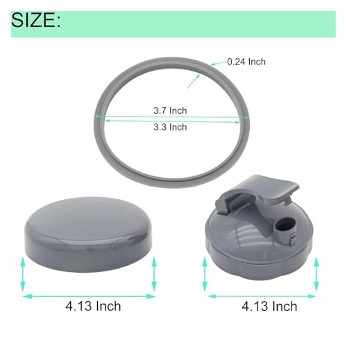 Repuestos Tapa Plana y Tapa To-Go para Licuadora miniatura 5