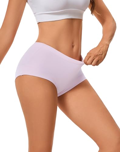Image of INNERSY Women's Boyshorts Underwear Cotton Soft Boxer Briefs 4-Pack