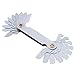 ChgImposs Imperial Screw Pitch Gauge, 55 Degree Cutting Gauge Tool Stainless Steel Thread Gauge with 4-48 Blades Range