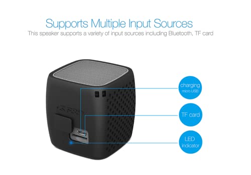F&D W4 Wireless Portable Bluetooth Speaker Black - Image 7