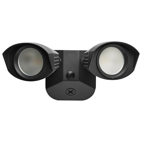 Image of Nuvo 65 /220 LED Dual-Head Security Light, 4000K, Black