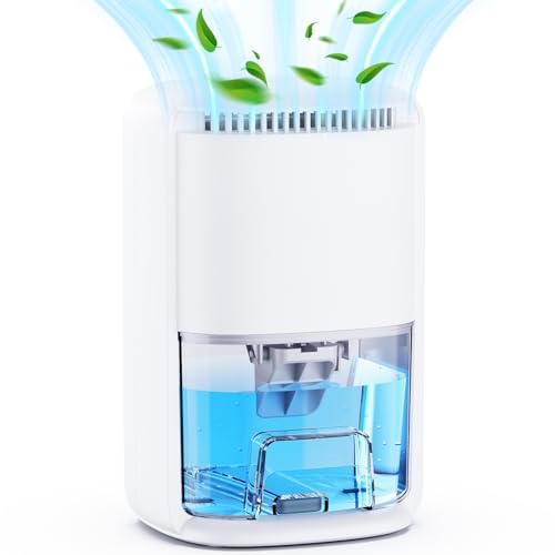 Dehumidifiers for Home Dehumidifier 360ML/Day Quiet Portable Dehumidifier for Bedroom Drying Clothes Wardrobe Bathment with 3 Modes Timer Water Tank Auto Defrost
