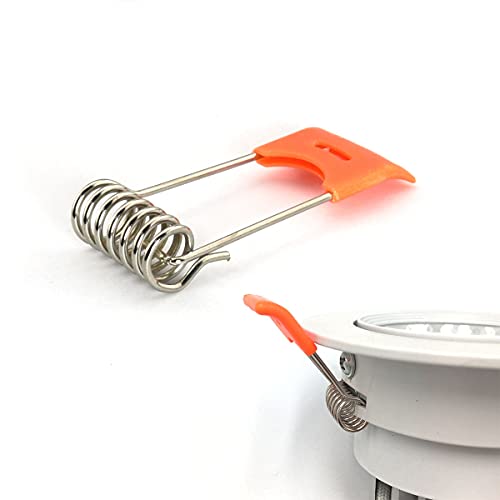 Dghaop 10Pcs Light Emitting Diode Downlight Panel Lamp Spring Clip Led Recessed Lighting Accessories For Ceiling Lamp #TOP5