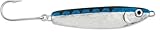 South Bend Sporting Goods Luhr Jensen Crippled Herring Lure, Nickel/Neon Blue Back, 4-Inch (644161)