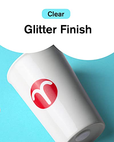 Koala Glitter Waterslide Decal Paper Inkjet Clear Water Slide Transfer Paper, 8.5X11 Inch Printable Decal Paper For Tumbler, Mug, Candle, Nail Crafts -5 Sheets #TOP1