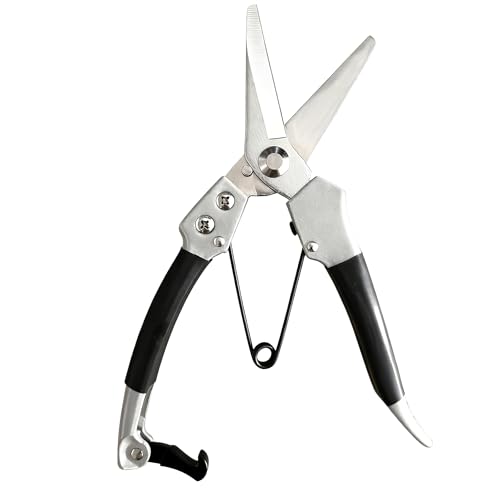 Image of Goat Hoof Trimmers & Farrier Shears, Hoof Trimmers For Goats and Sheep | Multi-Purpose Goat Hoof TrimmerShear Garden Wire Pipe Cutting Tool-Straight Blade