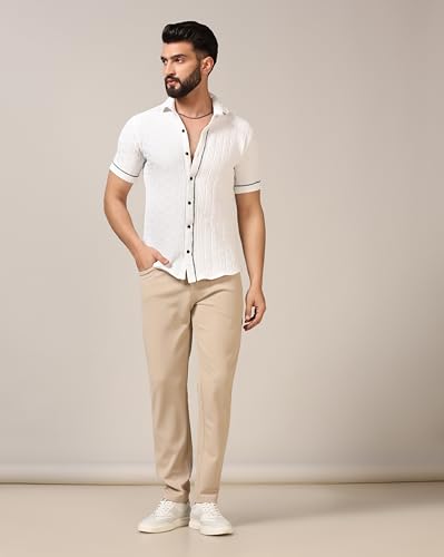 Image of TOPLOT Men's Regular Fit Casual Shirt