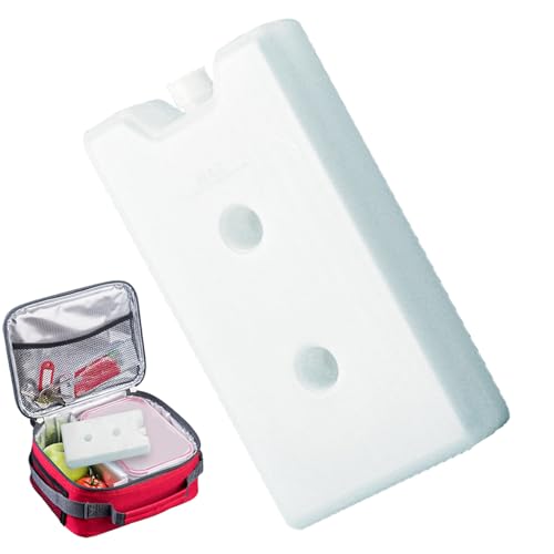 Paquetes de hielo para cajas de almuerzo Freeze Gel Bricks - Bloques de enfriamiento reutilizables de larga duración | Diseño seguro de alimentos y medicamentos, utilidad de preservación de la leche m