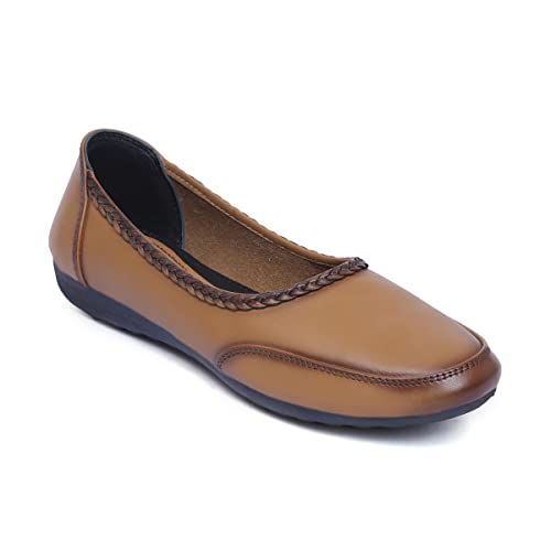 Image of Zoom Shoes Leather Casual /Formal Bellies for Women /Girls Adults Super Comfortable with Lightweight and Slip Resistant Sole A-116